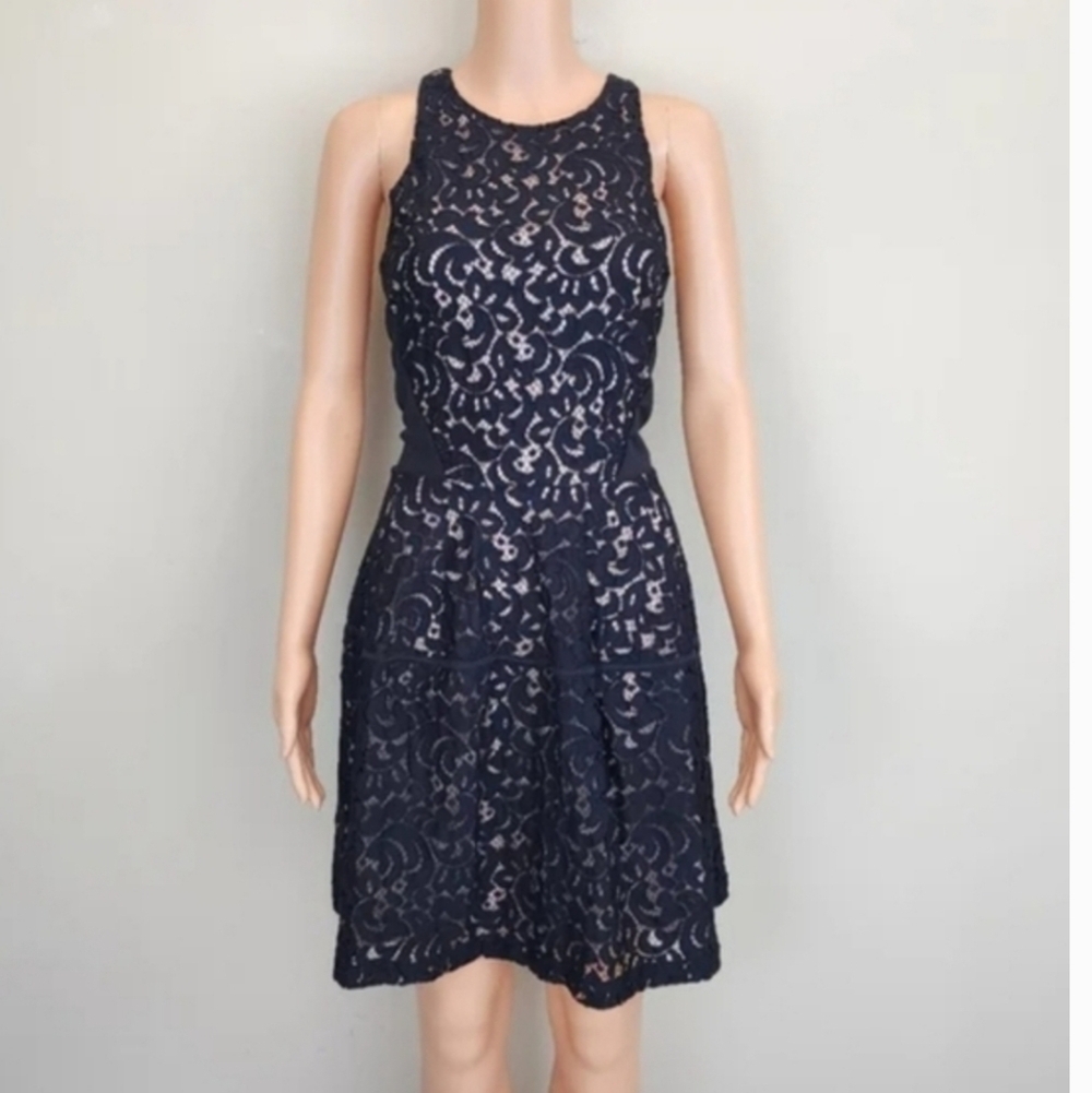 Massimo Black Lace sleeveless Dress
